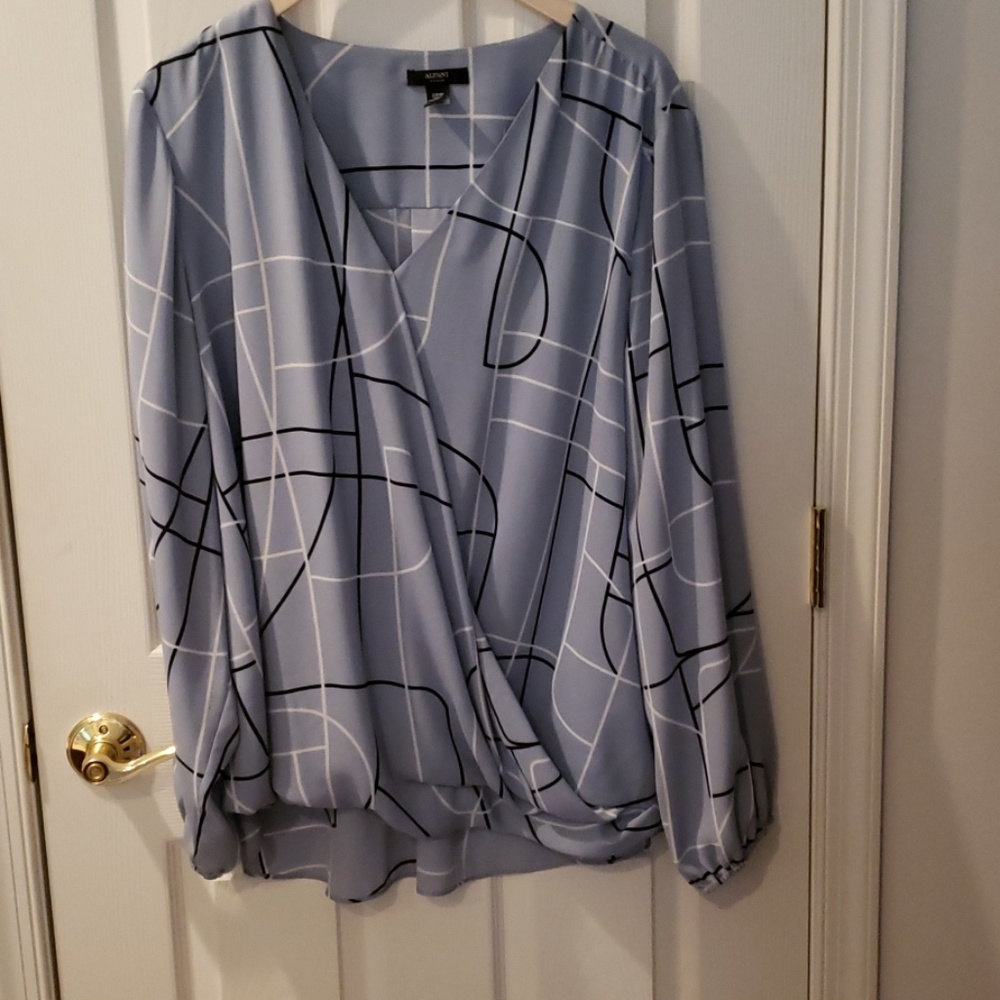 Alfani Blue Blouse